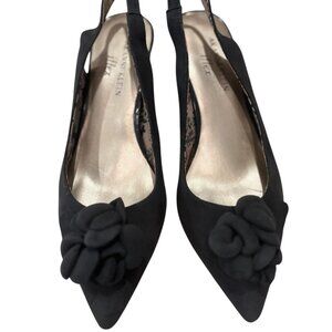 Anne Klein Flex Woman's Dark Gray 2 1/2" Heels sz 6 1/2